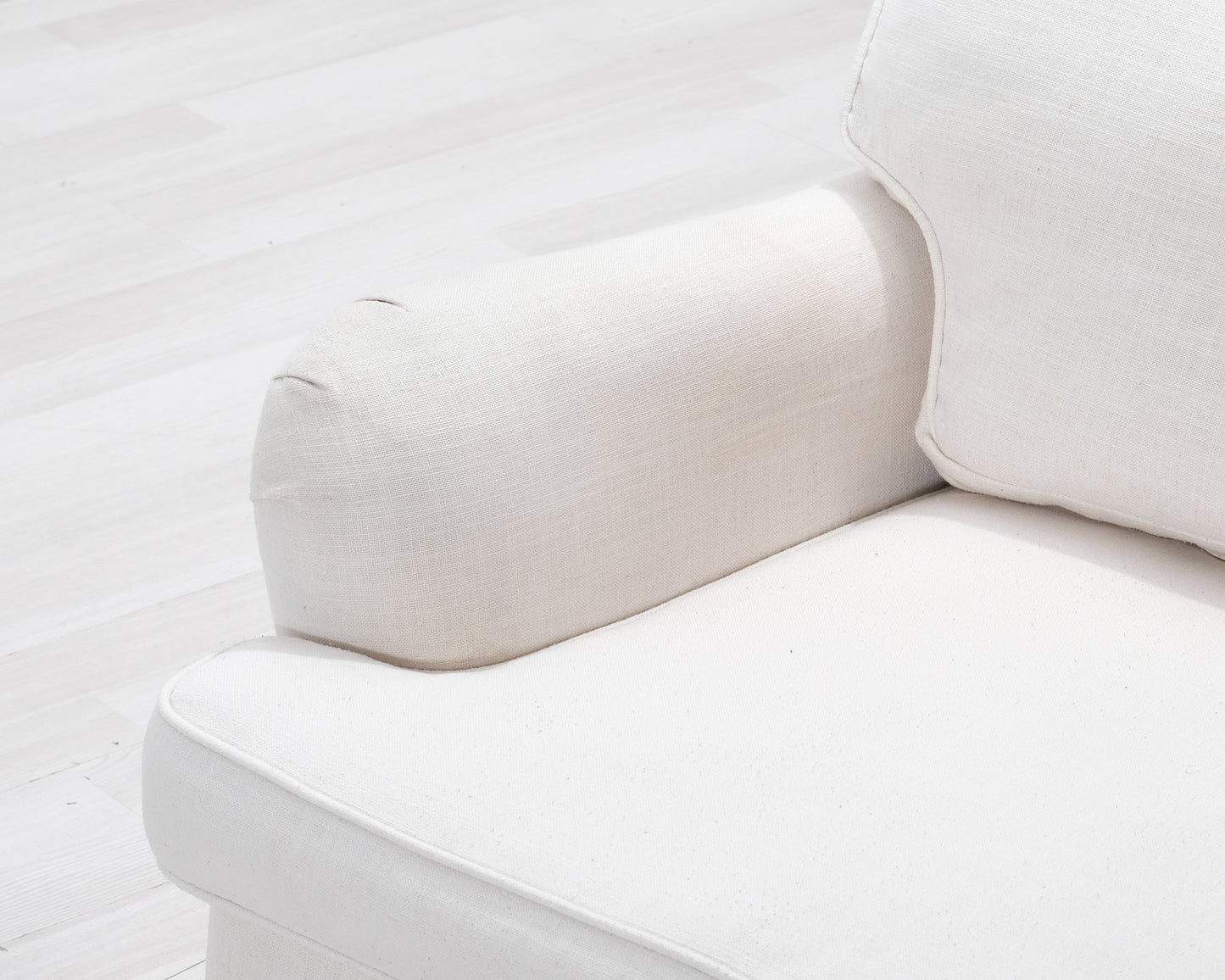 Mio Watford 3-sits tygsoffa vit
