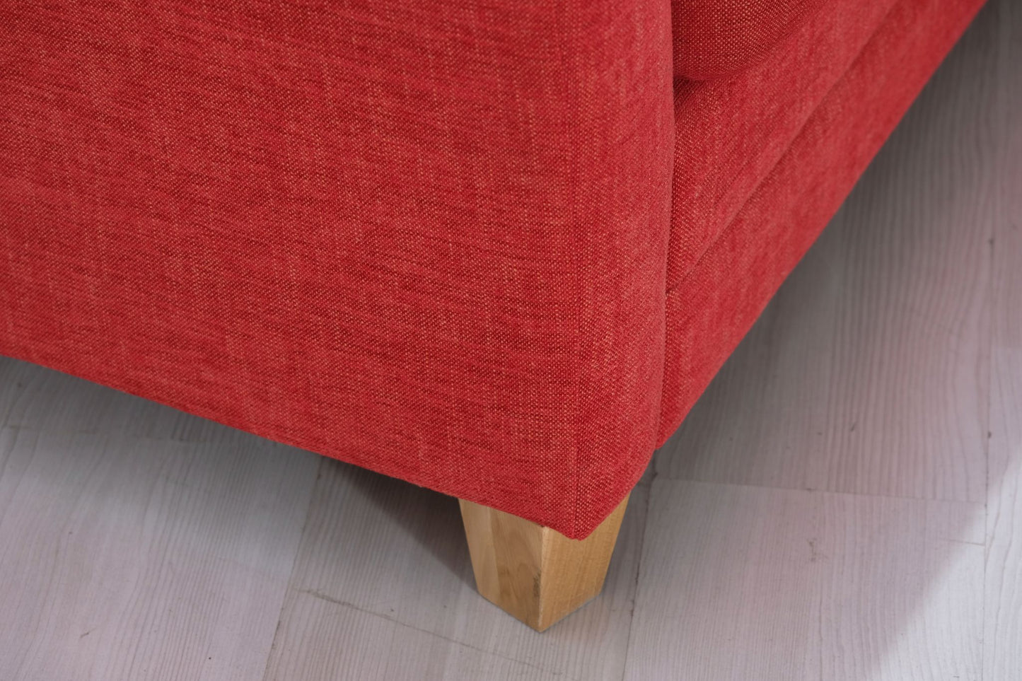 3-sits bäddsoffa röd