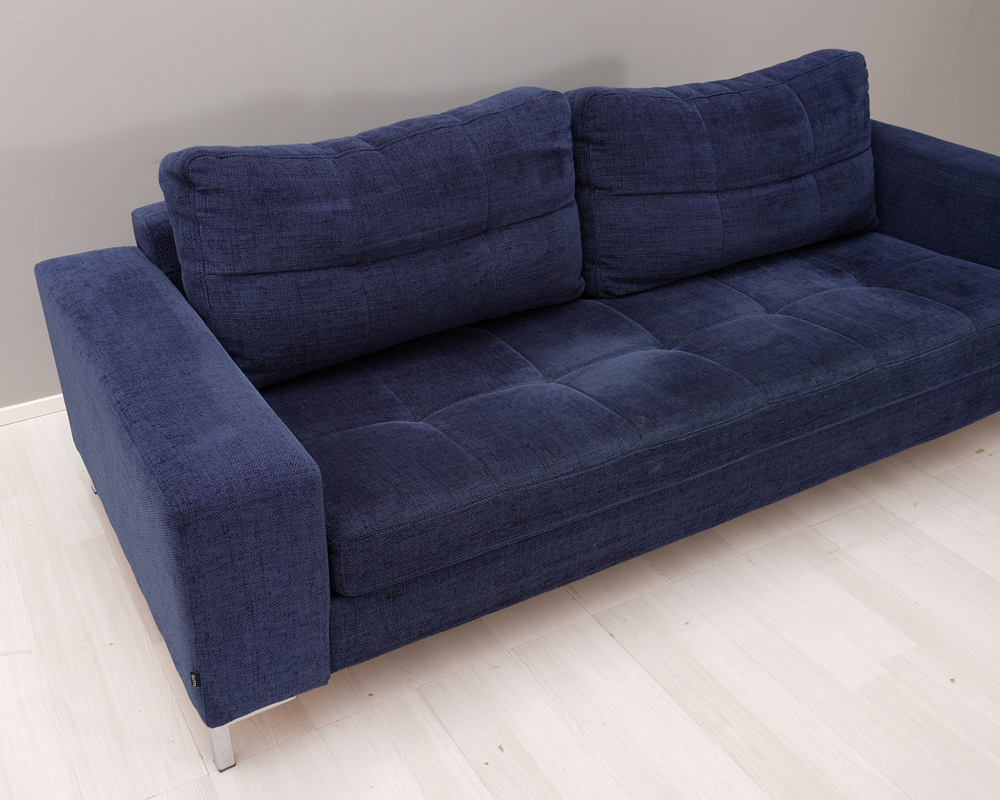 Dutti 3-sits tygsoffa blå