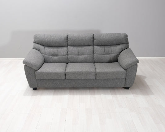 Mio 3-sits tygsoffa grå