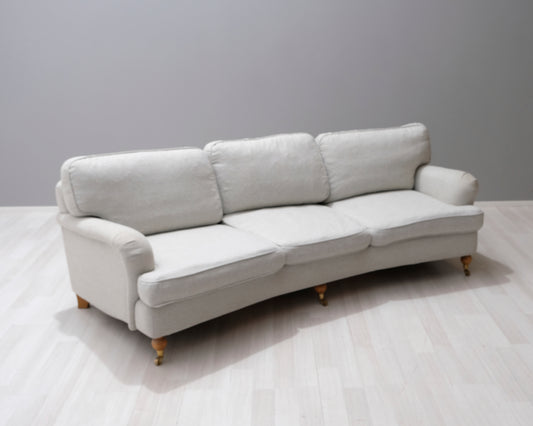 Mio 3-sits tygsoffa ljusgrå
