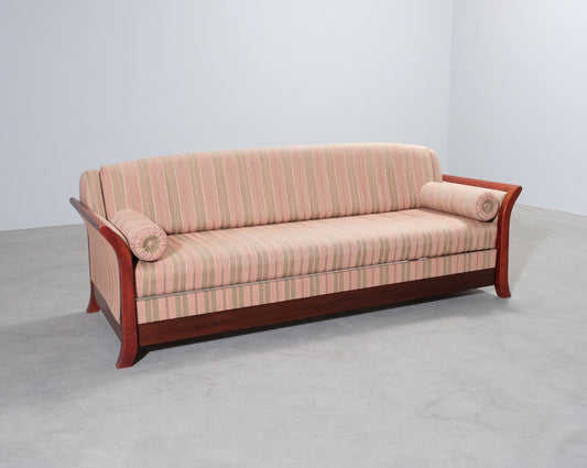 3-sits bäddsoffa randig